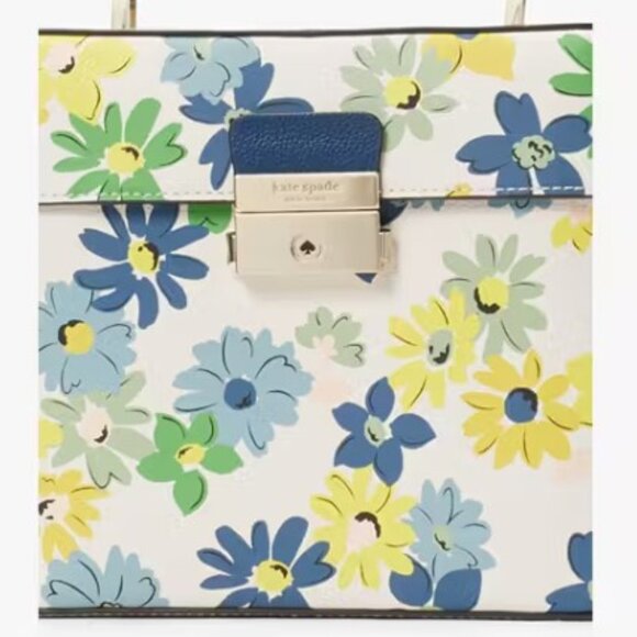 Kate Spade Floral Crossbody Bag in Blue, Yellow, and Green - Picture 6 of 6